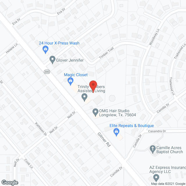 Songbird Assisted Living B in google map