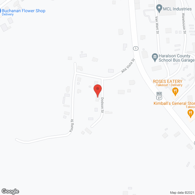 Dodson Street PCH in google map