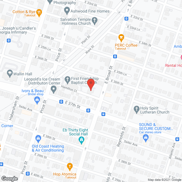 Hamilton House in google map