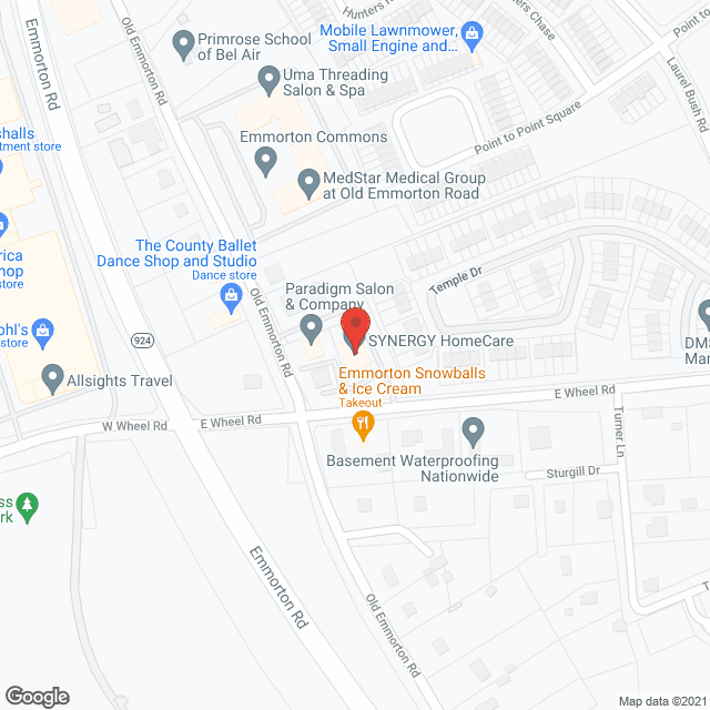Synergy HomeCare - Belair in google map