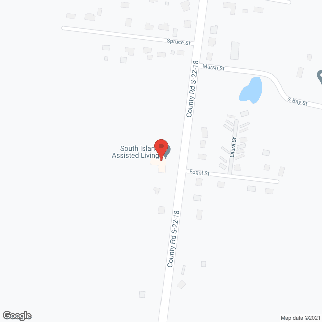 South Island Assisted Living in google map