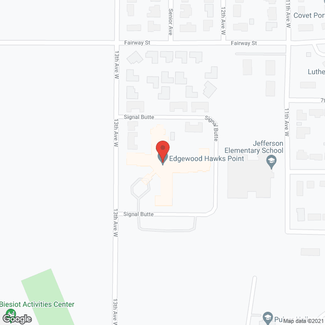 Hawks Point in google map