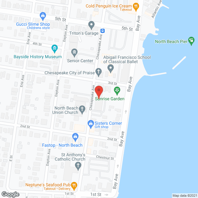Town Center Apartments in google map