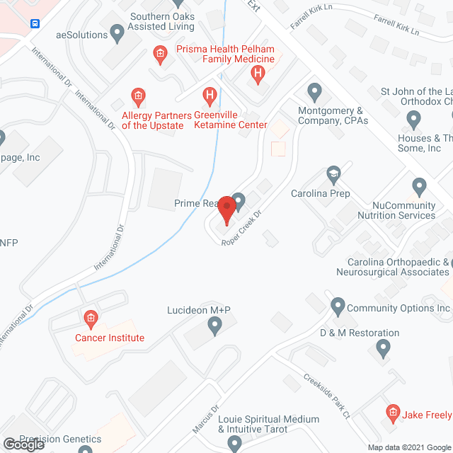 Comfort Care Providers in google map