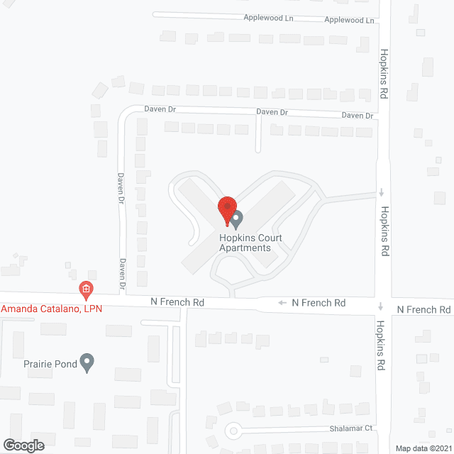 Hopkins Court Apartments in google map