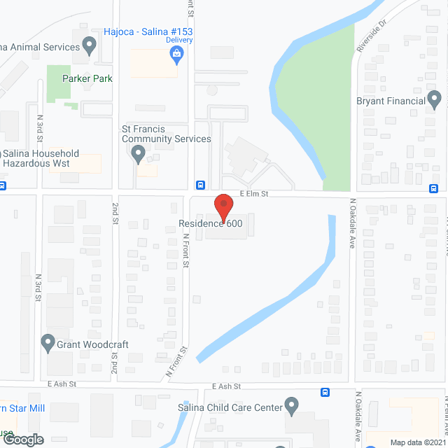 Riverside Plaza in google map