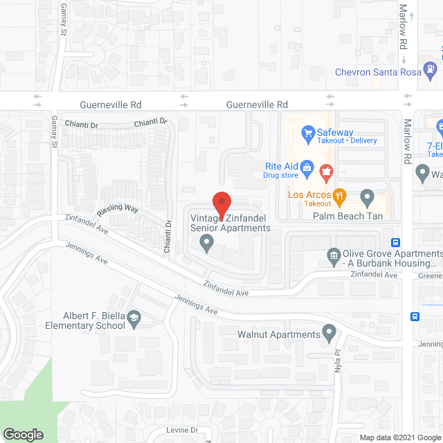 Orchard West Senior Apartments in google map