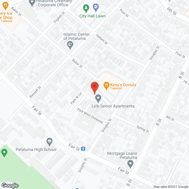 Leib Senior apartments in google map