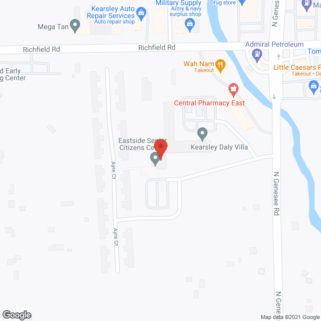 Eastside Senior Citizens Campus in google map