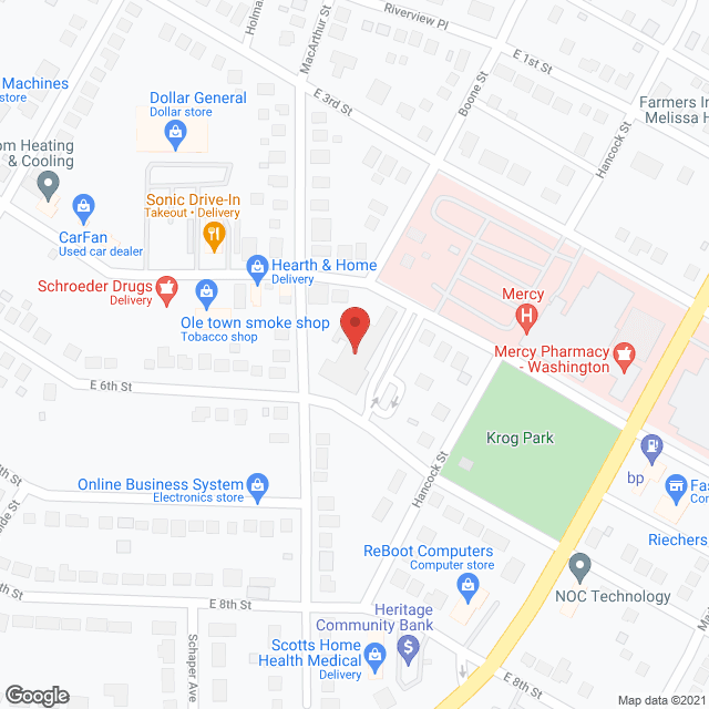 MacArthur Senior Apartments in google map