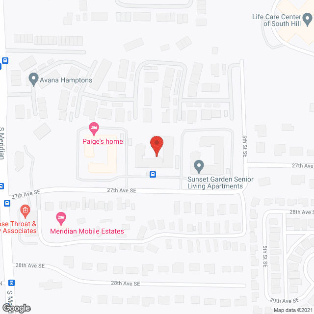 Sunset Apartments (duplicate) in google map