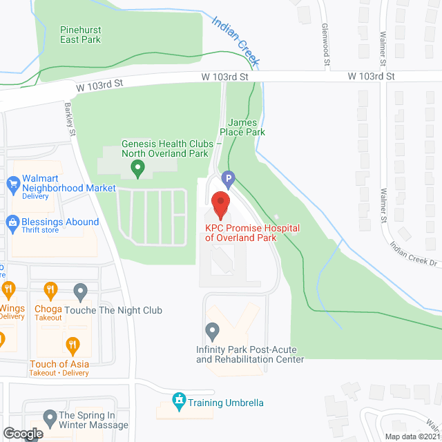 Specialty Hospital of Mid America in google map