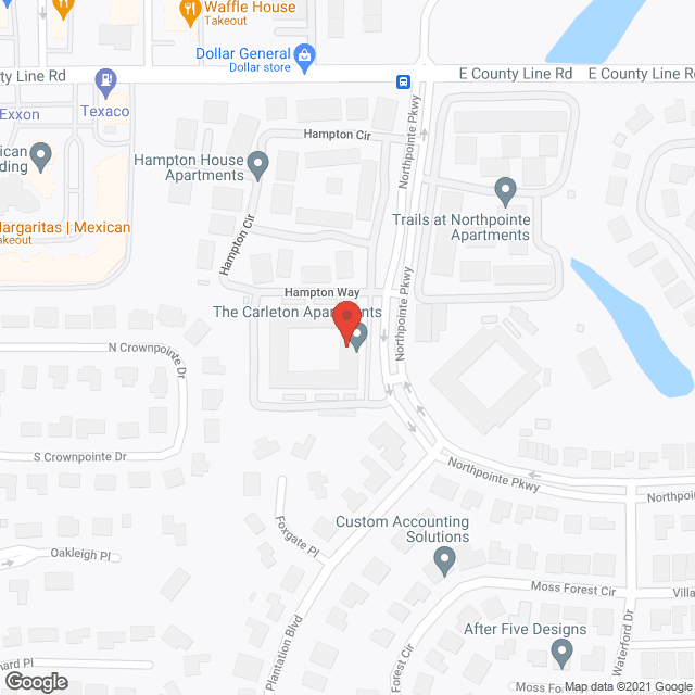 The Carleton in google map