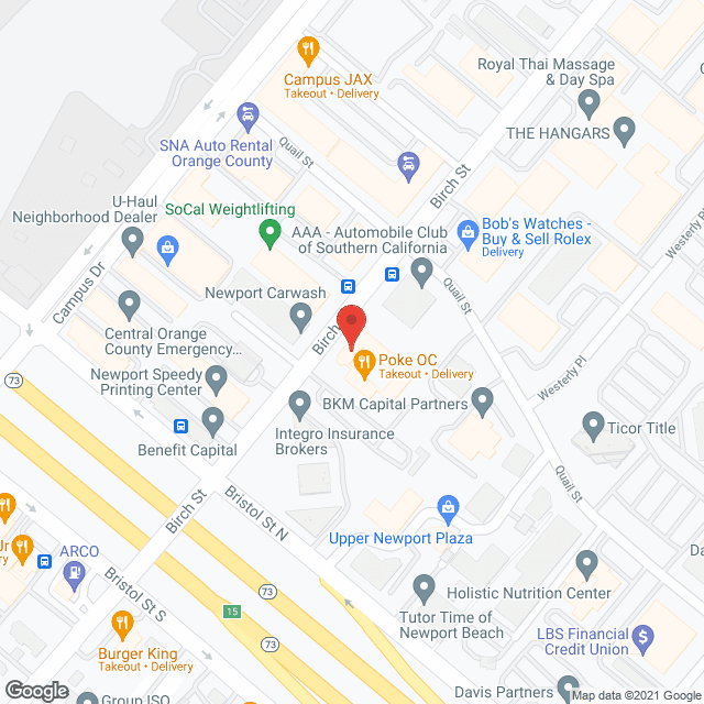 Accent Care Home Health - Newport Beach in google map