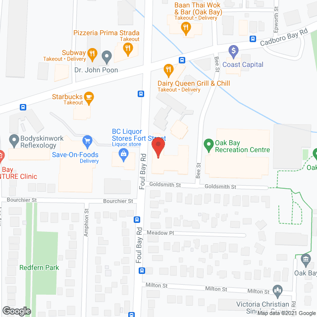 Shannon Oaks-Oak Bay in google map