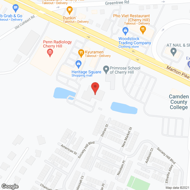 A+ Senior Care in google map