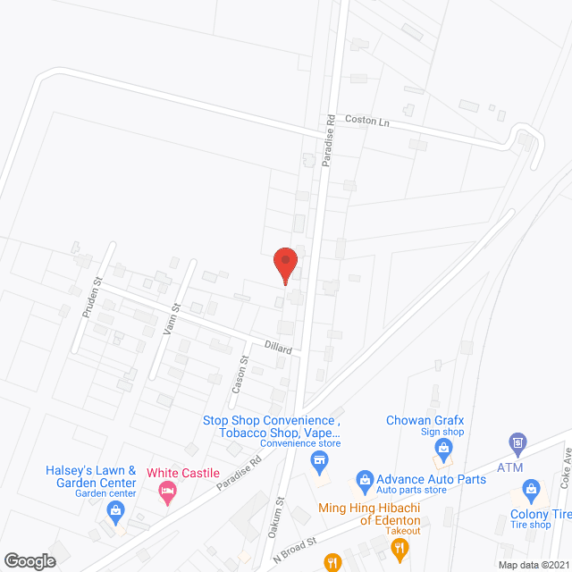 Beechwood in google map