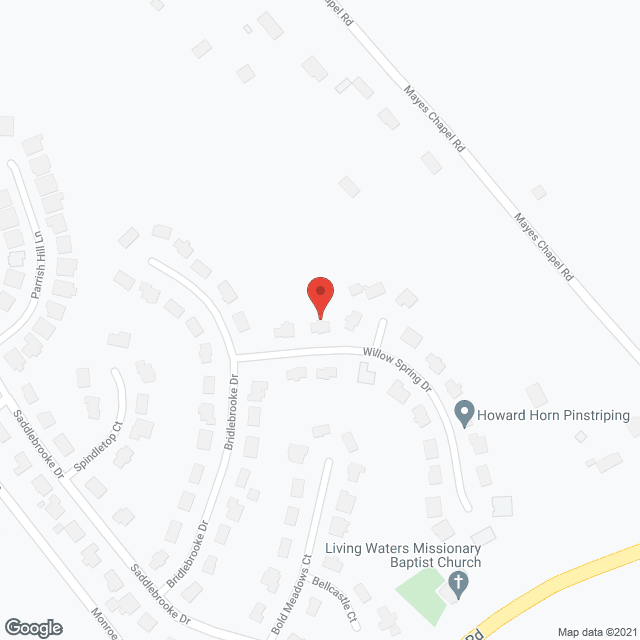 V and A Senior Care Home in google map