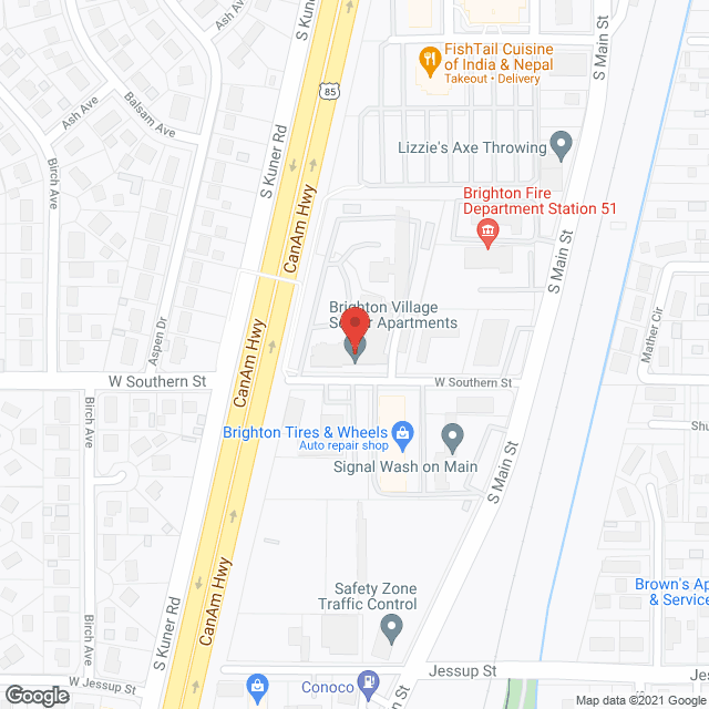 Brighton Village in google map
