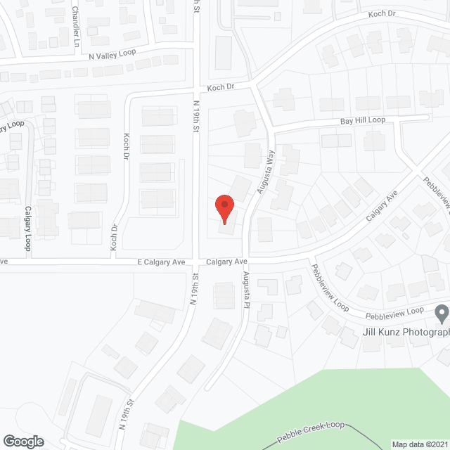 Edgewood Village Homes- Bismarck in google map
