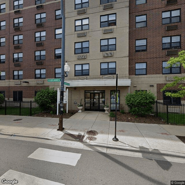 street view of Belmont Place Senior Apartments