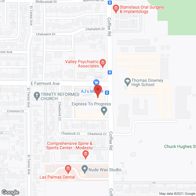 In-Home Care Services in google map