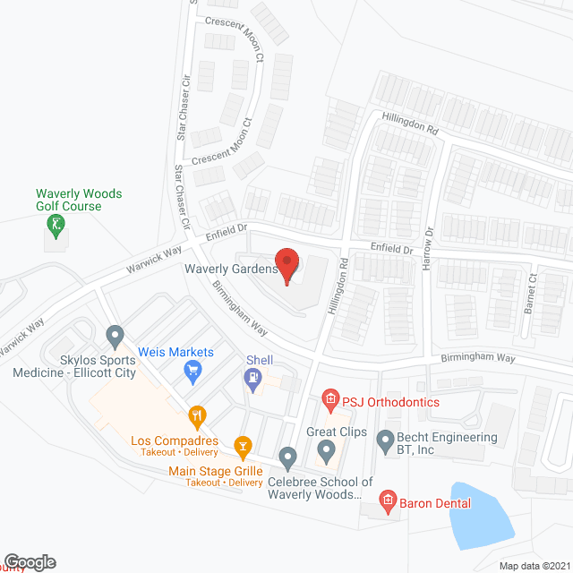 Waverly Garden Senior Apartments in google map