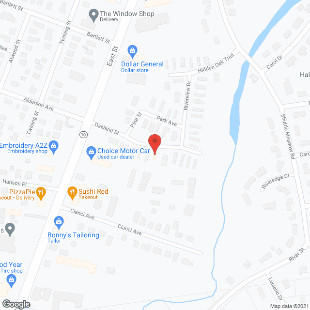 Oak Grove in google map