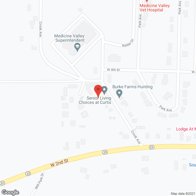 Senior Living Choices in google map