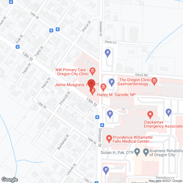 Willamette Falls Hospice in google map