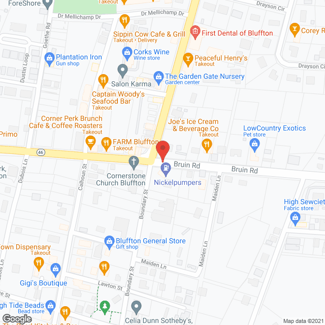 Comfort Keepers of Bluffton in google map
