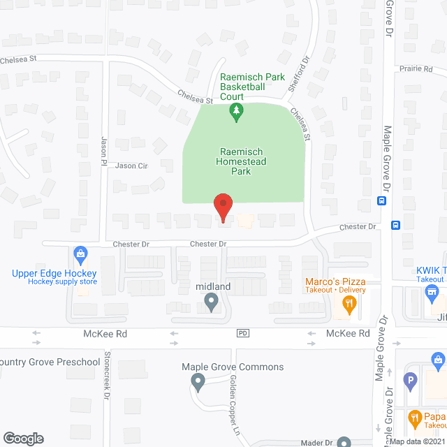 Ferguson Family Home in google map