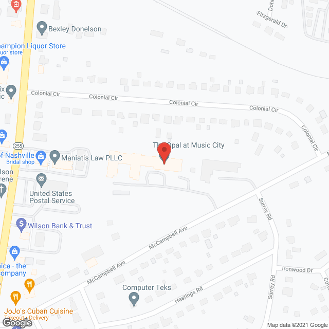 Donelson Place Care and Rehabilitation Center in google map