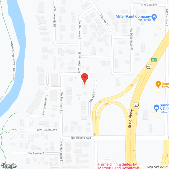 Riverside Home in google map