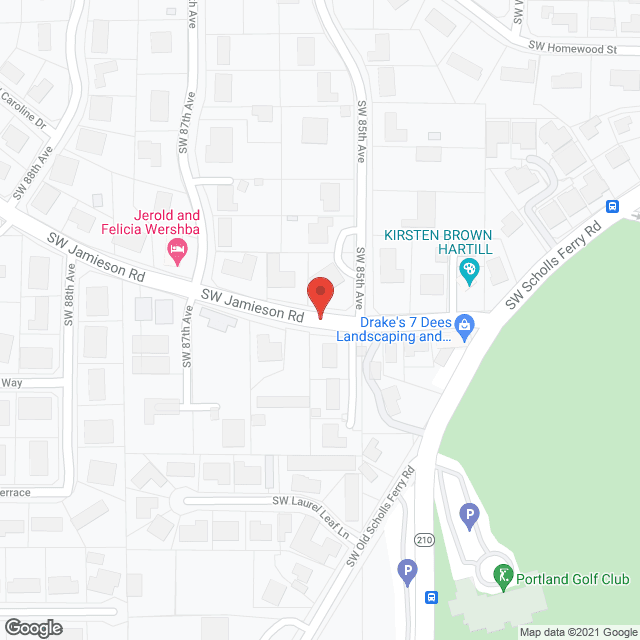 Raleigh Hills Senior Care in google map