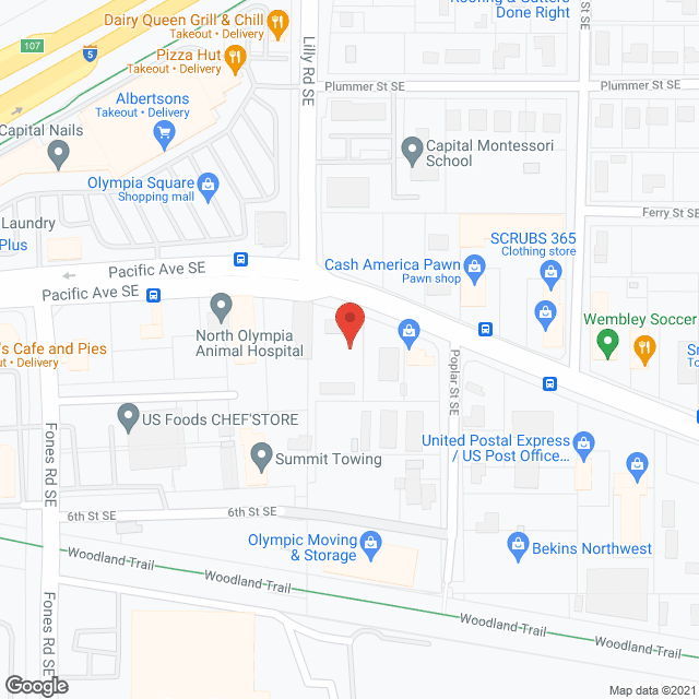 Helping Hands Home Care in google map