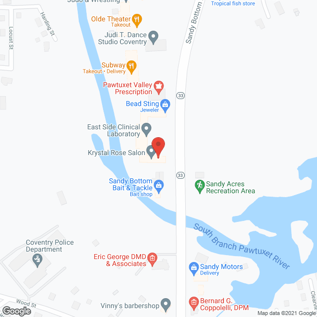 Pawtuxet Valley Infusion Care in google map