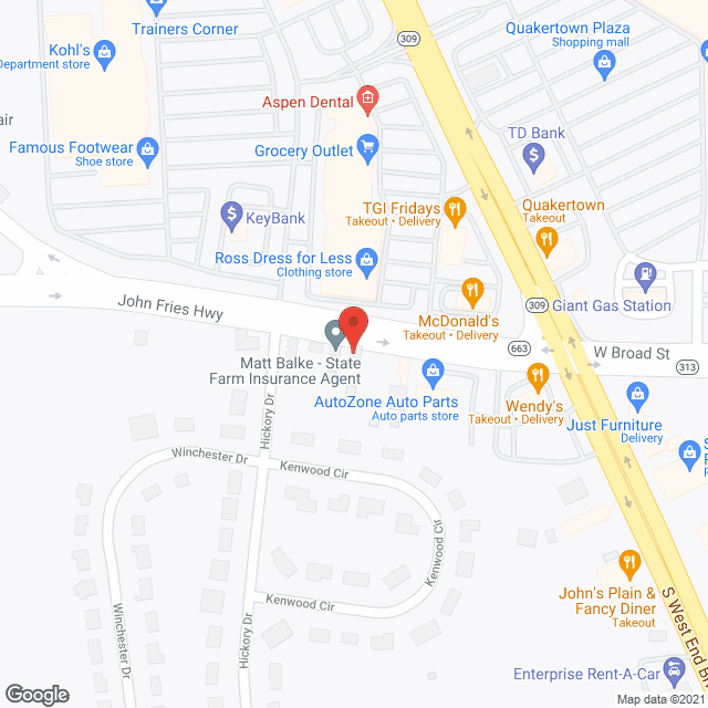 Comfort Keepers in google map