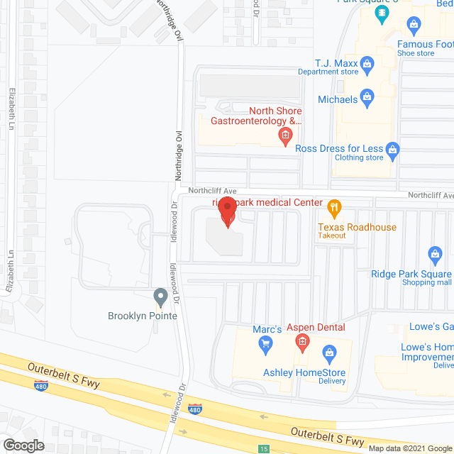 Hospital Home Health Svc in google map