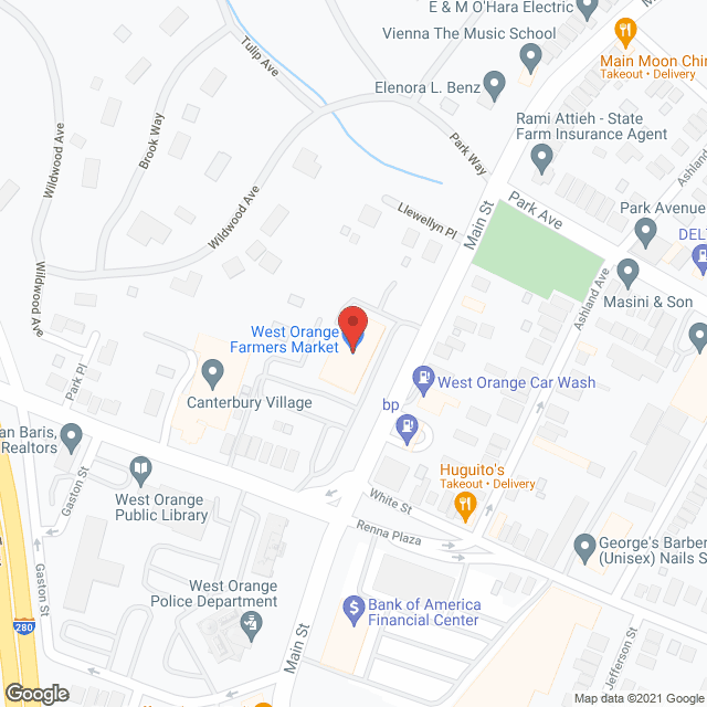 Jersey Care Home Health in google map