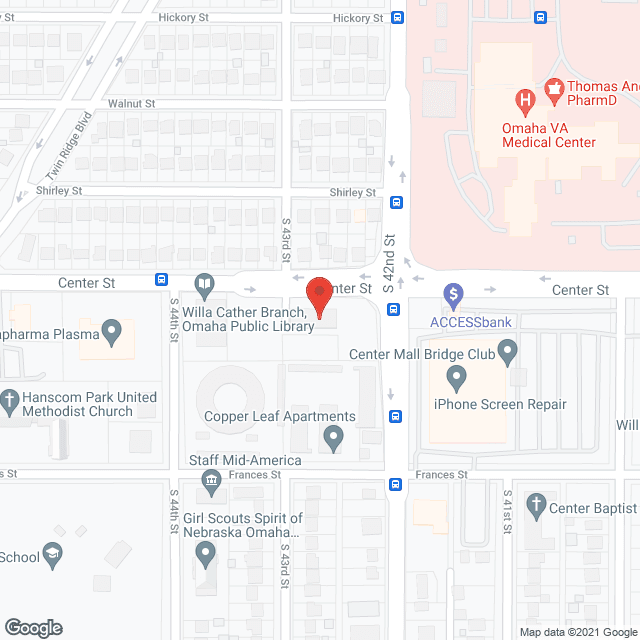 Respite Resource Ctr in google map