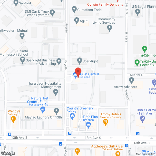 Prairieland Home Care in google map