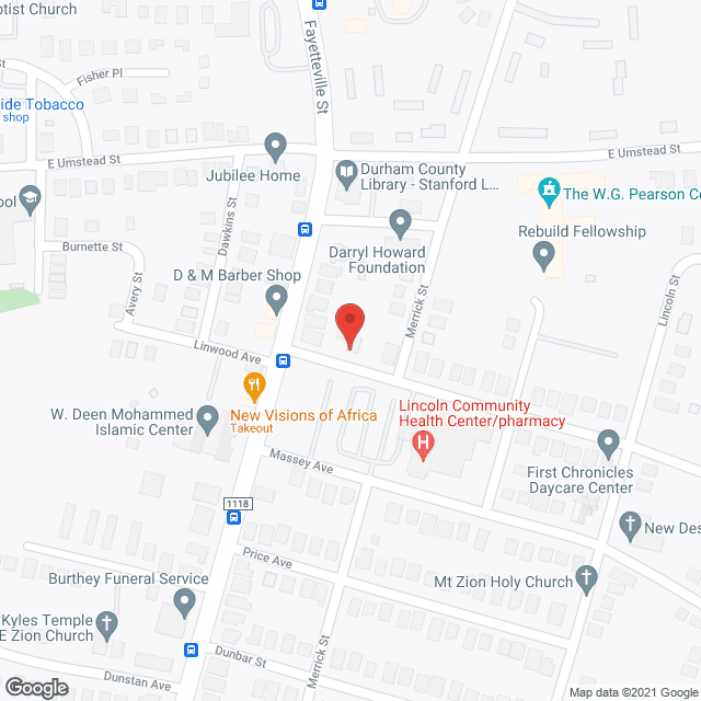 Central Home Health Svc in google map