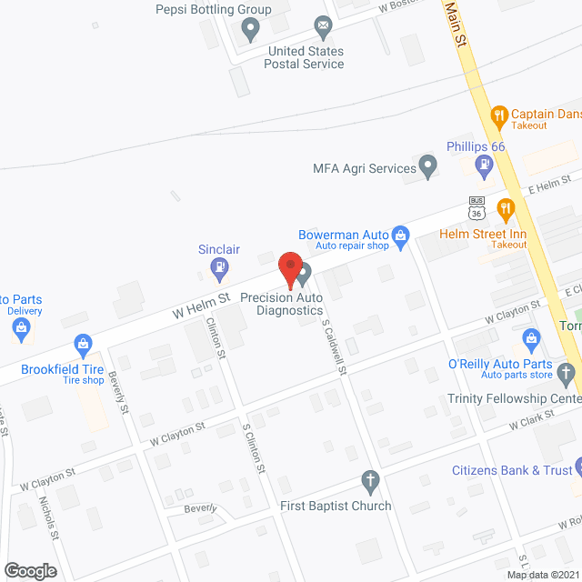 Pershing Business Office in google map