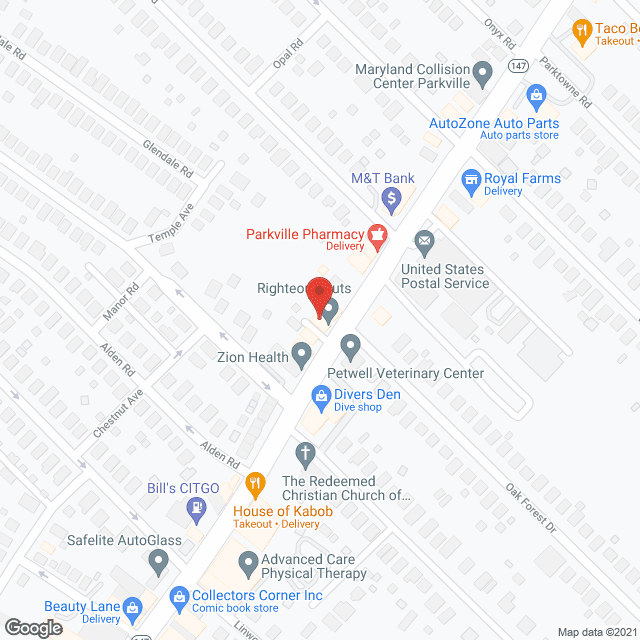 Community Care Nursing Services in google map