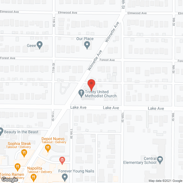 United Methodist Community Sup in google map