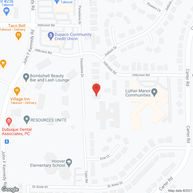 Apartment Program in google map