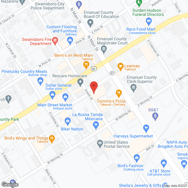 University Home Health in google map