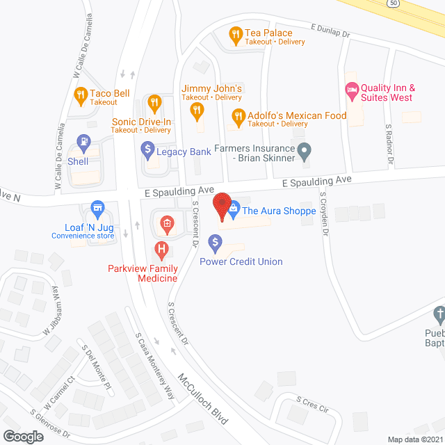 Home Health Of Pueblo/Pueblo W in google map