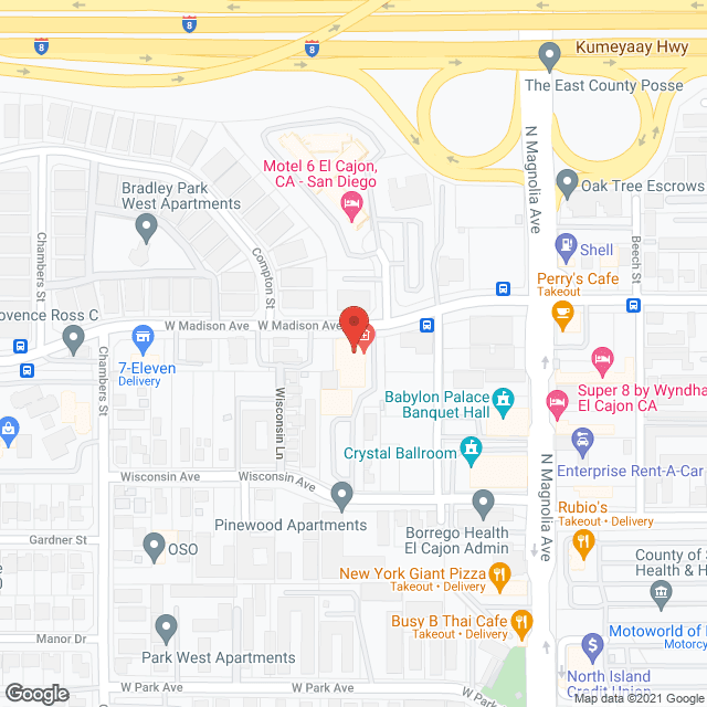 Tenet Homecare At Alvarado in google map